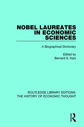 Nobel Laureates in Economic Sciences | 1:a upplagan