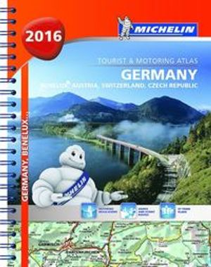 Tyskland Österrike Schweiz 2016 Atlas Michelin : Varierande skalor | 1:a upplagan