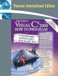 Visual C# 2008 How to Program | 3:e upplagan