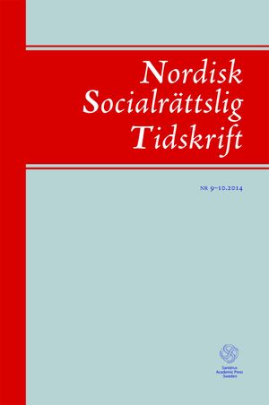 Nordisk socialrättslig tidskrift 9-10(2014) | 1:a upplagan