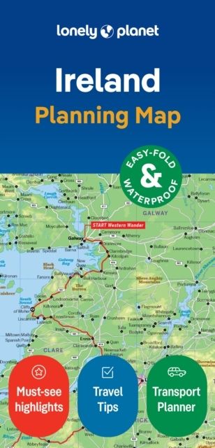 Lonely Planet Ireland Planning Map | 0:e upplagan