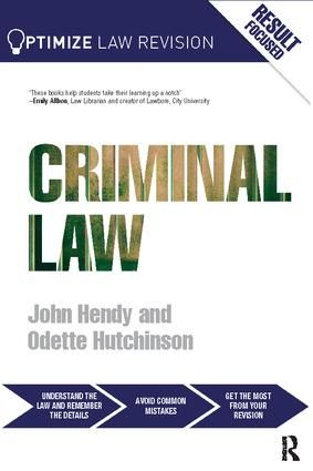 Optimize Criminal Law | 1:a upplagan