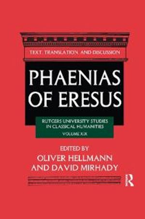 Phaenias of Eresus | 1:a upplagan