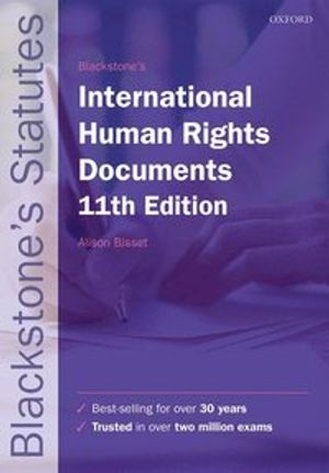 Blackstone's International Human Rights Documents | 11:e upplagan