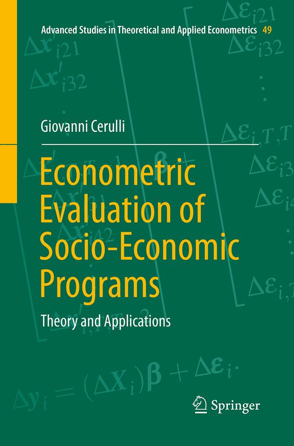 Econometric Evaluation of Socio-Economic Programs | 1:a upplagan