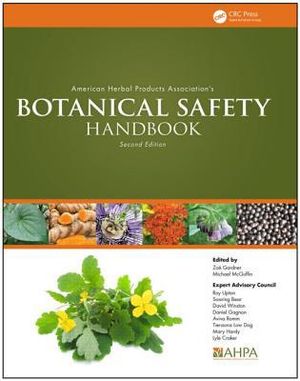 American herbal products associations botanical safety handbook, second edi