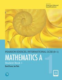 Pearson Edexcel International GCSE (9-1) Mathematics A Student Book 1 | 0:e upplagan