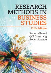 Research Methods in Business Studies | 5:e upplagan