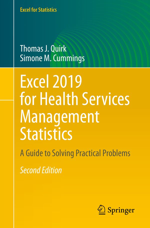 Excel 2019 for Health Services Management Statistics | 2:a upplagan