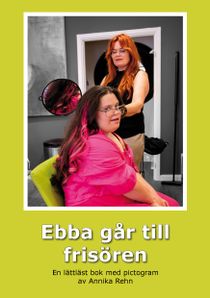Ebba går till frisören (Pictogram)