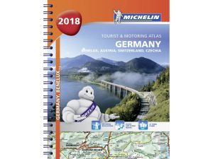 Tyskland 2018 Atlas Michelin A4 1:300 000