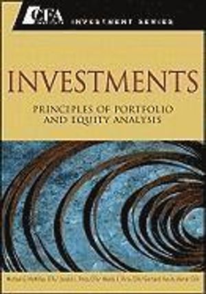 Investments: Principles of Portfolio and Equity Analysis | 1:a upplagan