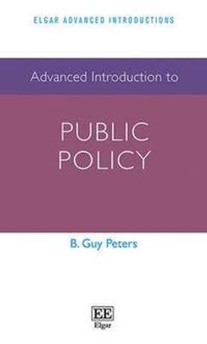 Advanced Introduction to Public Policy | 1:a upplagan