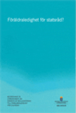 Föräldraledighet för statsråd? SOU 2016:20. : Betänkande från Utredningen om översyn av möjligheterna till föräldraledighet för