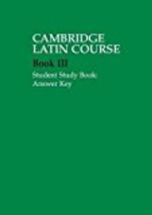 Cambridge latin course 3 student study book answer key