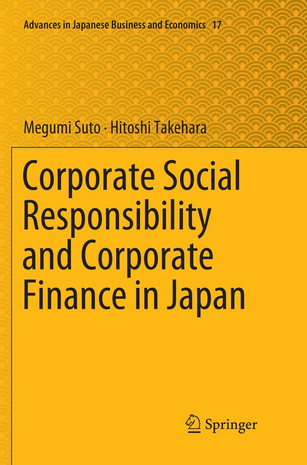 Corporate Social Responsibility and Corporate Finance in Japan | 1:a upplagan