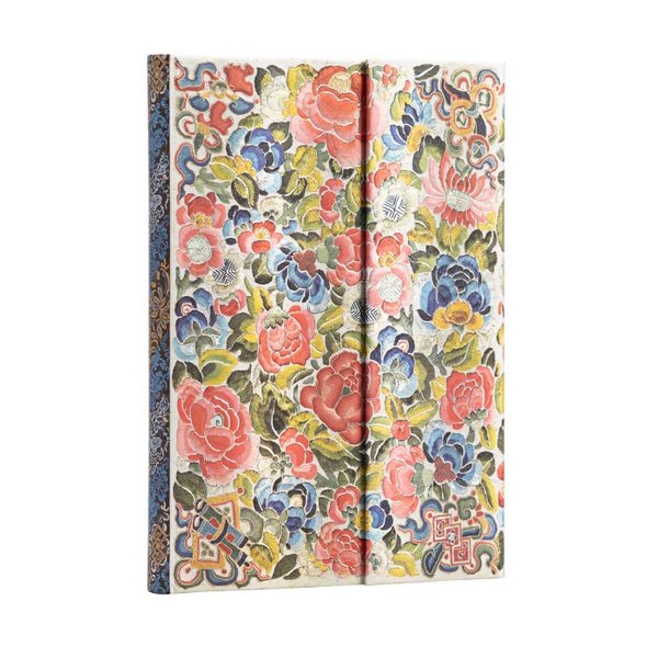 Pear Garden (Peking Opera Embroidery) Midi Unlined Hardcover Journal | 0:e upplagan