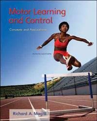 Motor Learning and Control | 9780073523804 // campusbokhandeln.se