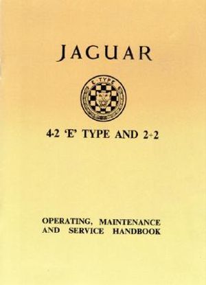 Jaguar e-type 4.2 series 1 handbook