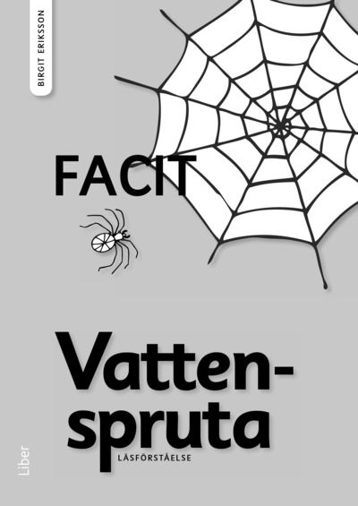 Läsförståelse Vattenspruta Facit | 1:a upplagan
