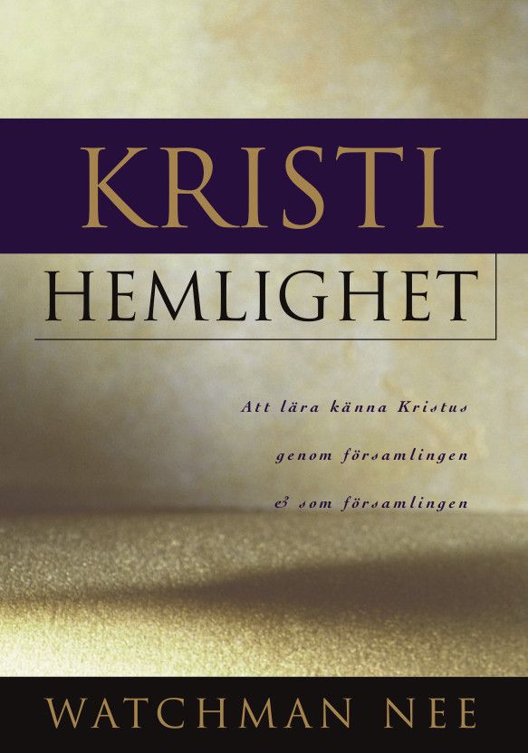 Kristi hemlighet | 1:a upplagan
