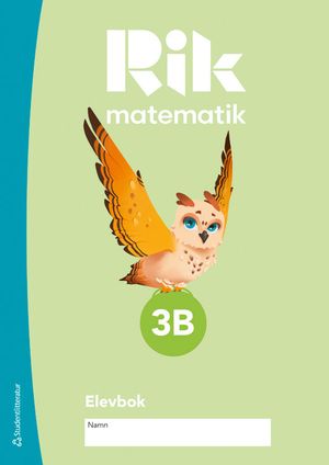 Rik matematik 3B Elevbok |  2:e upplagan