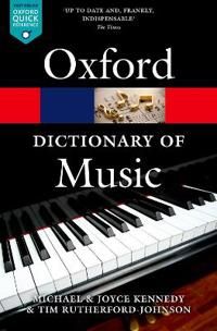 The Oxford Dictionary of Music | 13 006:e upplagan