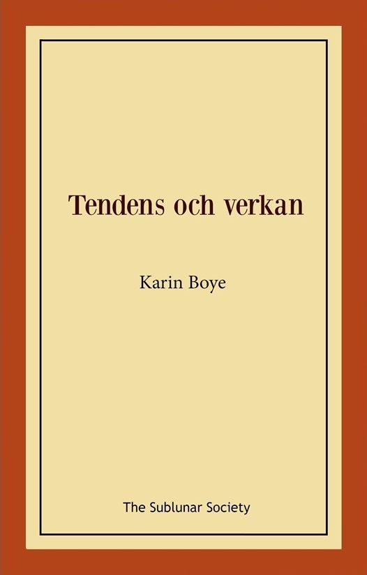 Tendens och verkan | 0:e upplagan