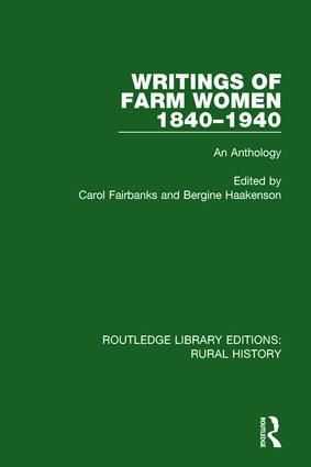 Writings of Farm Women, 1840-1940 | 1:a upplagan