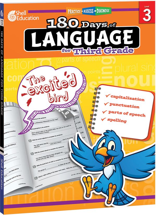180 Days™: Language for Third Grade