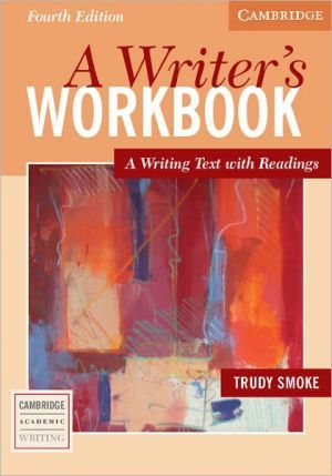 Writers workbook - a writing text with readings