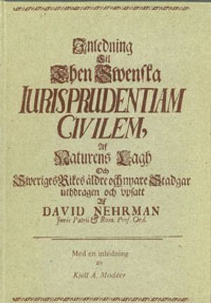 Inledning Til Then Swenska Iurisprudentiam Civilem 1729