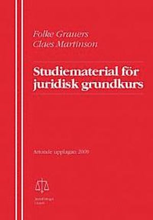 Studiematerial för juridisk grundkurs | 18:e upplagan