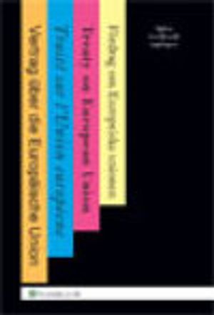 Fördrag om Europeiska unionen = Treaty on European Union = Traité sur l'Union européenne = Vertrag über die Europäische Union | 6:e upplagan