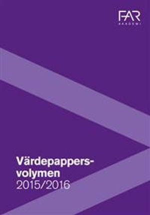 Värdepappersvolymen 2015/2016