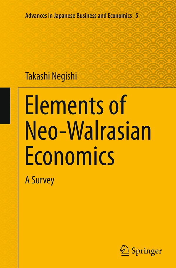 Elements of Neo-Walrasian Economics | 1:a upplagan