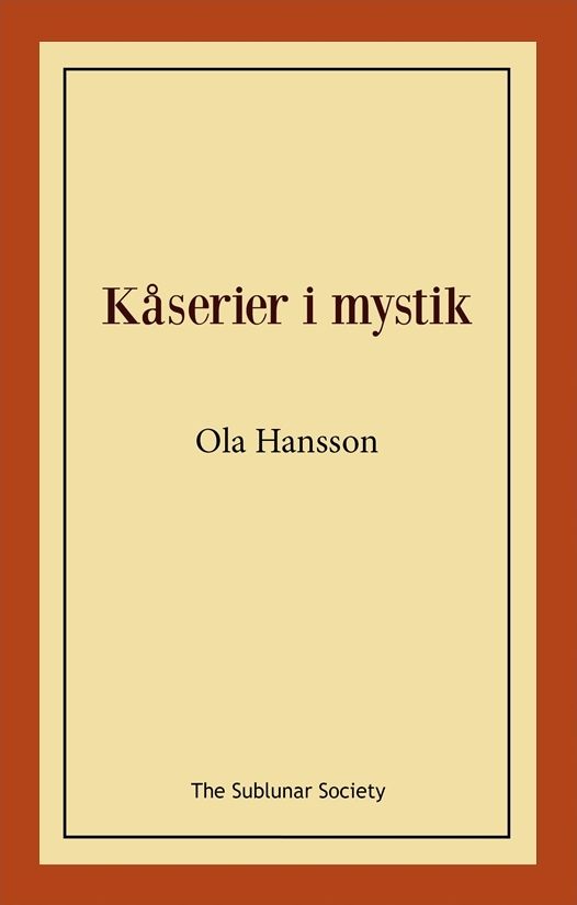 Kåserier i mystik | 0:e upplagan