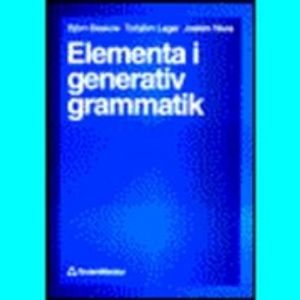 Elementa I Generativ Grammatik | 1:a upplagan