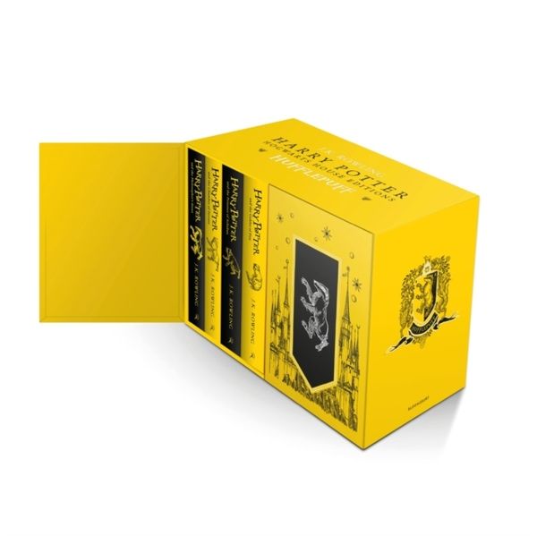 Harry Potter Hufflepuff House Edition Hardback Box Set | 1:a upplagan