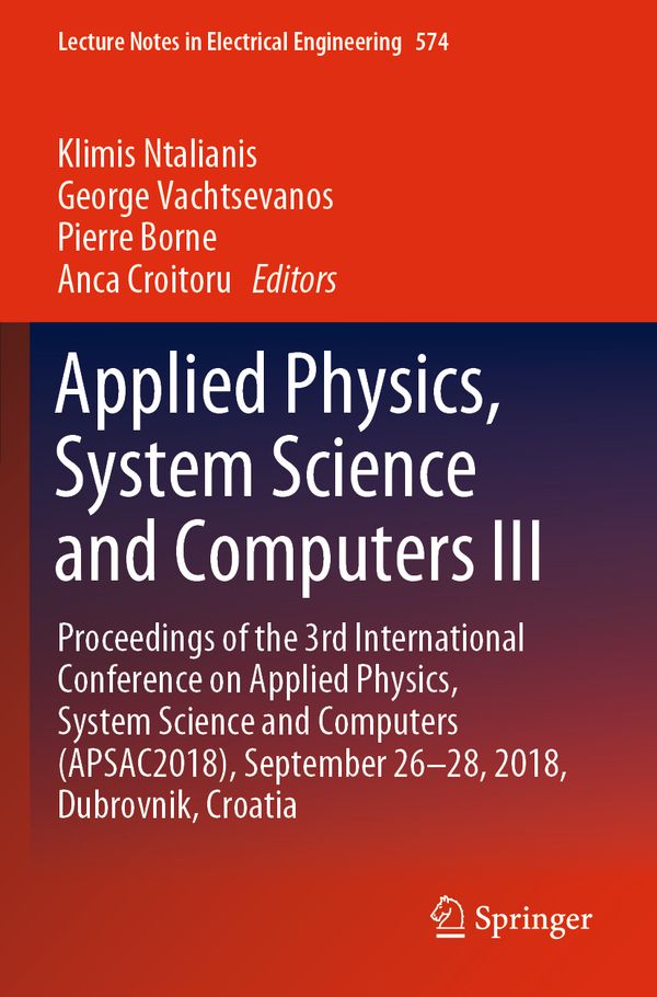 Applied Physics, System Science and Computers III | 1:a upplagan