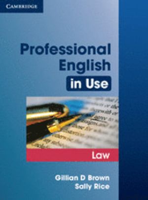 Professional English in Use Law