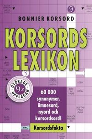 Korsordslexikon | 9:e upplagan