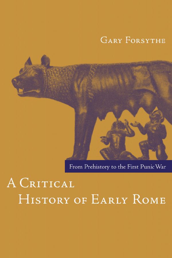 A Critical History of Early Rome | 0:e upplagan
