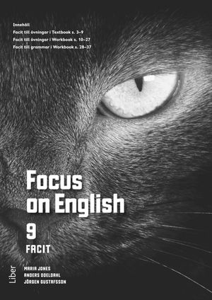 Focus on English 9 Key | 1:a upplagan