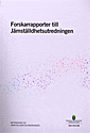 Forskarrapporter till Jämställdhetspolitiska utredningen. SOU 2015:86. : Forskningsbilagor till Mål och myndighet. En effektiv s