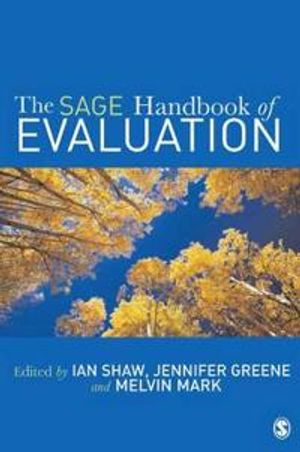 The SAGE Handbook of Evaluation | 1:a upplagan