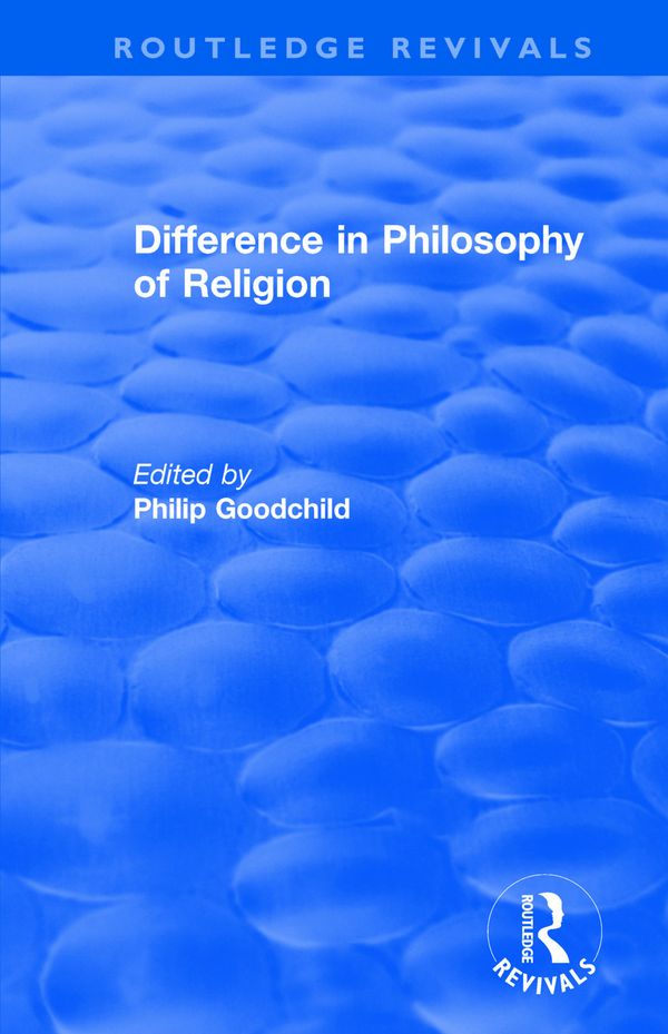 Difference in Philosophy of Religion | 1:a upplagan