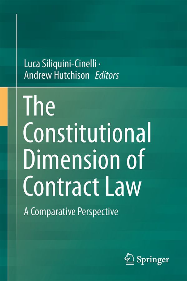 The Constitutional Dimension of Contract Law | 1:a upplagan