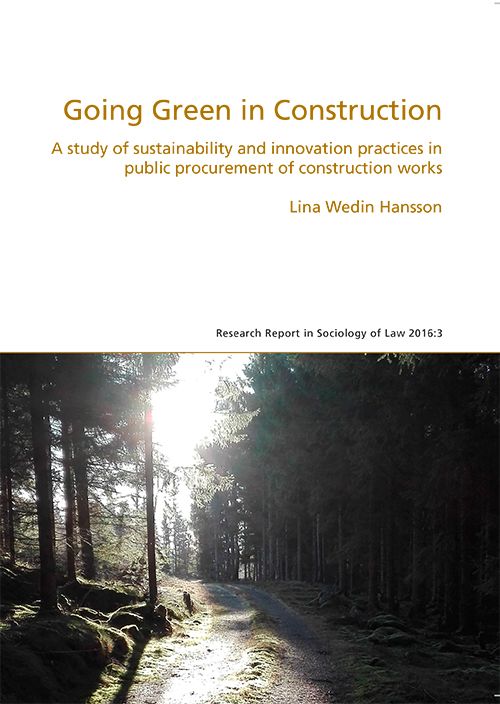 Going Green in Construction | 0:e upplagan