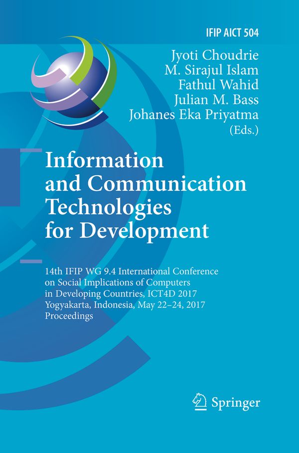 Information and Communication Technologies for Development | 1:a upplagan